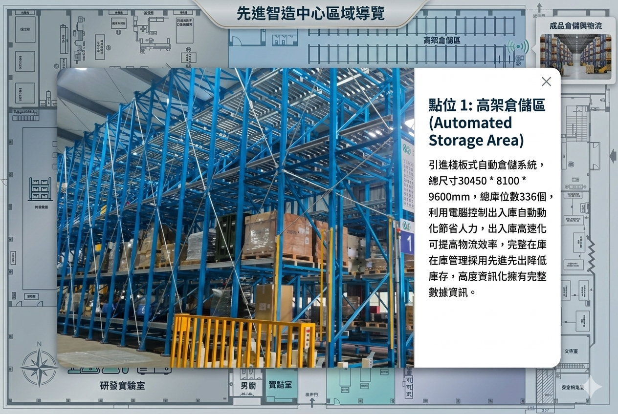 安能科技 先進智造中心區域導覽